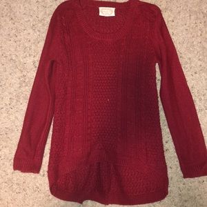 Red sweater
